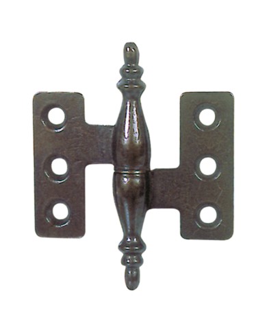 CERNIERA BAROCCO mm.40x40 - pz.2 SX ott.lucido
